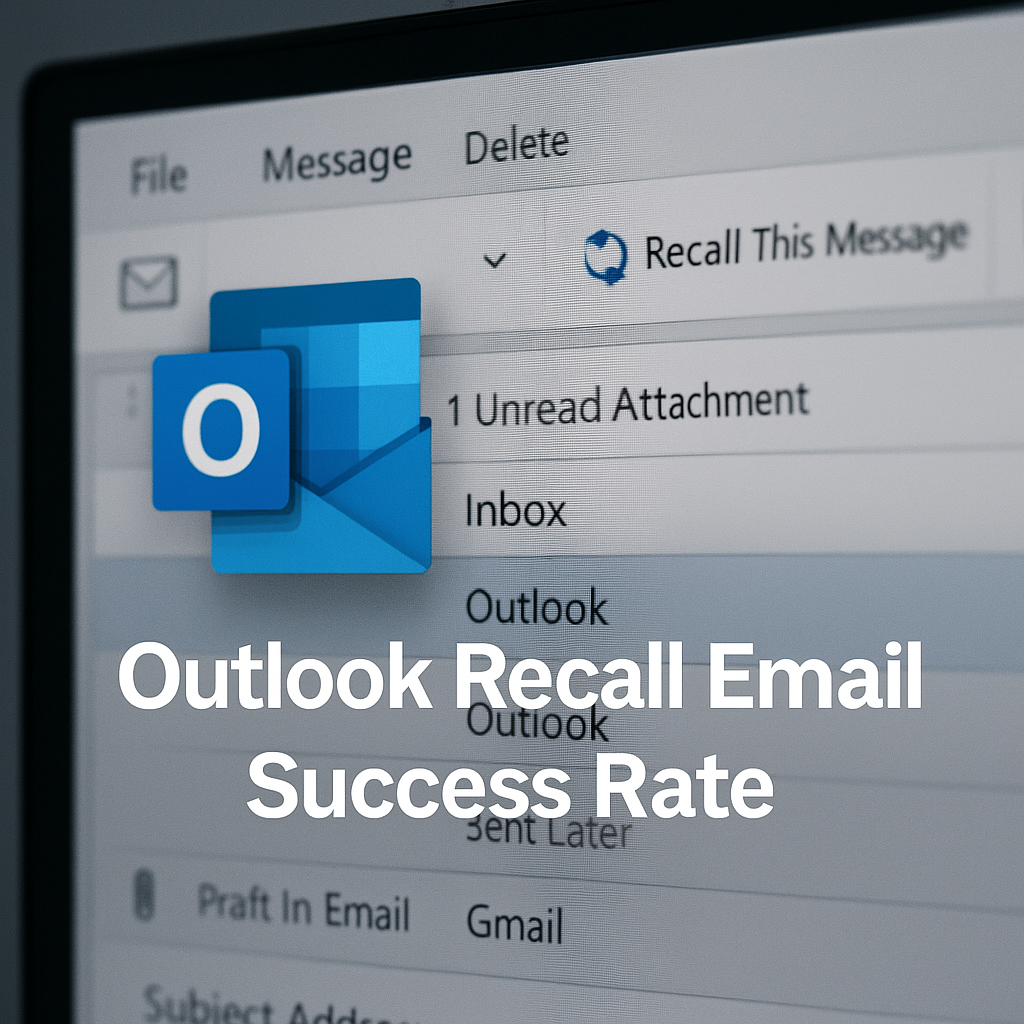 Outlook recall email success rate