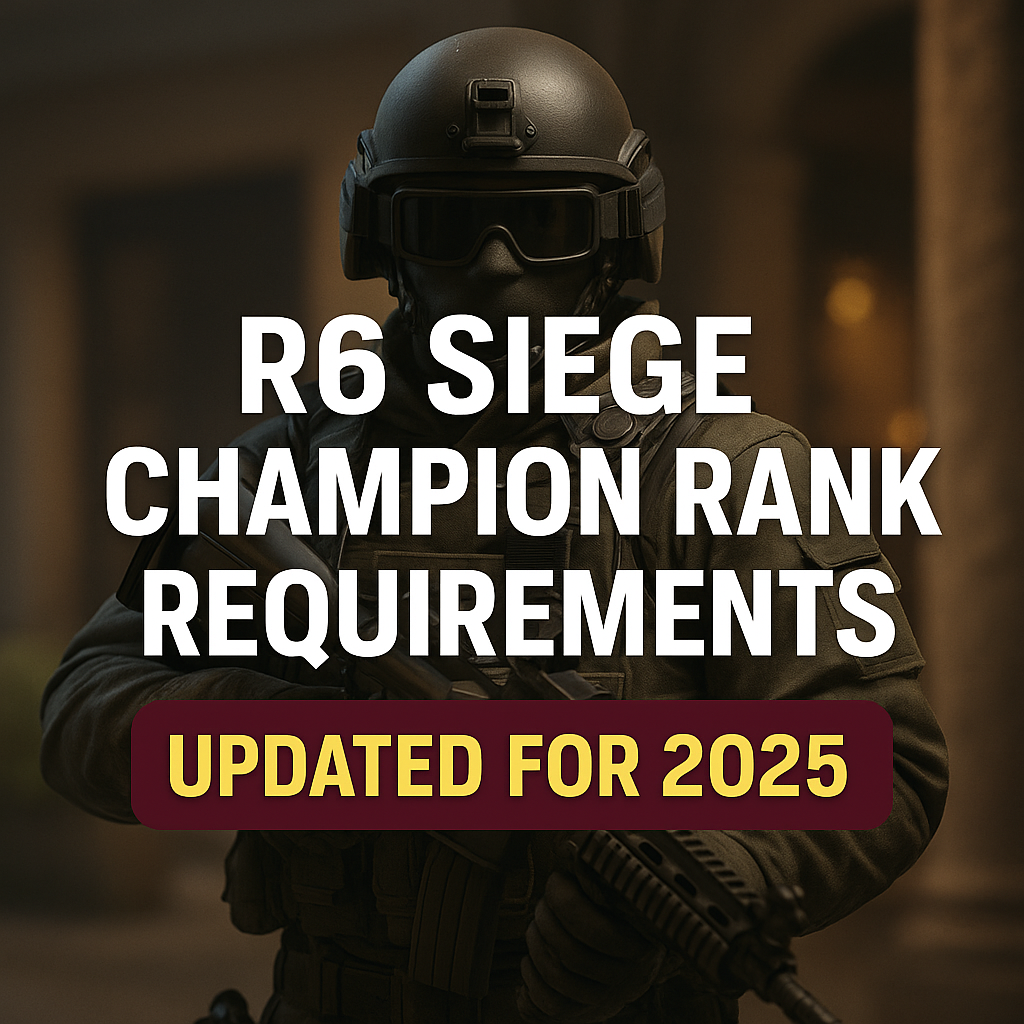 R6 Siege Champion rank requirements