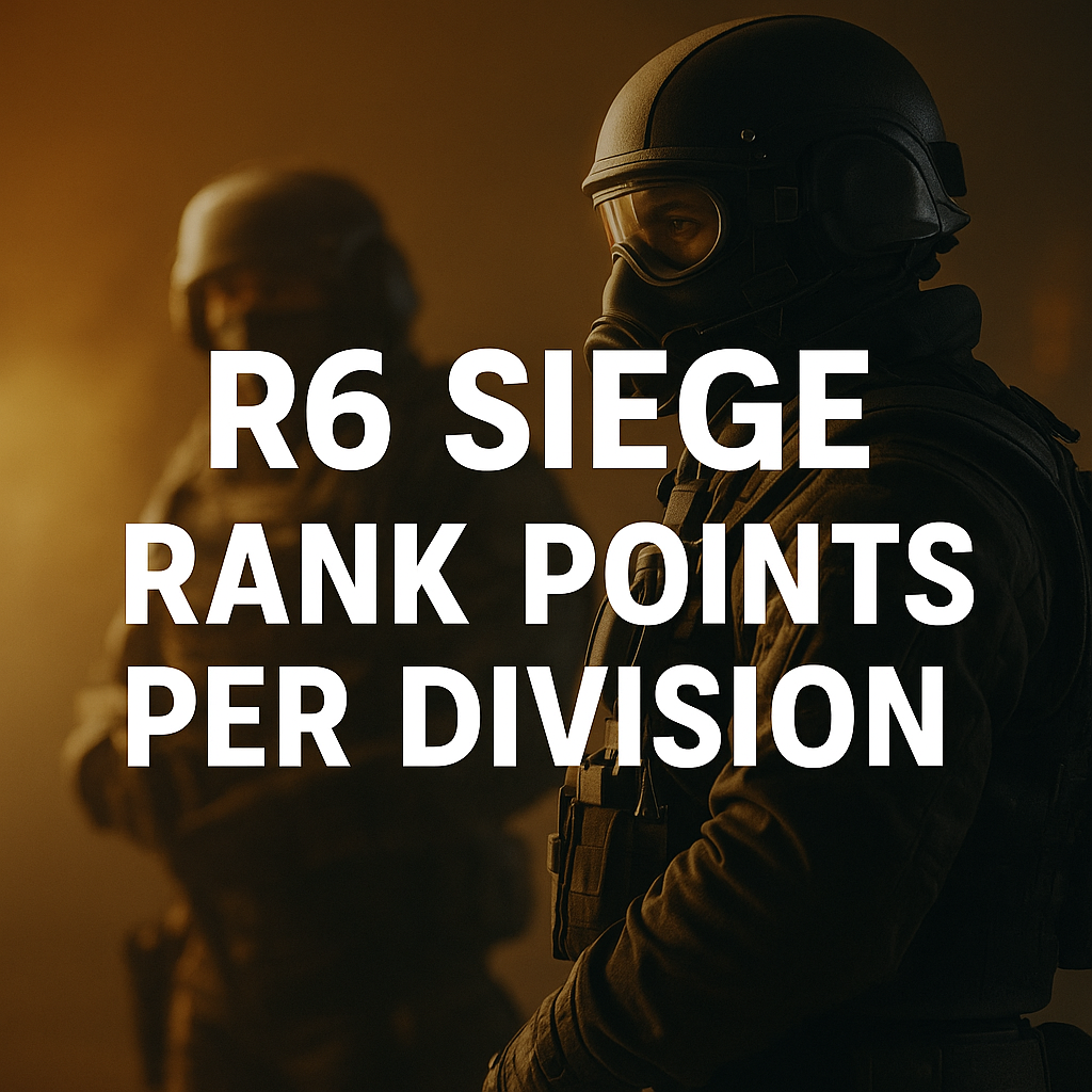 R6 Siege rank points per division