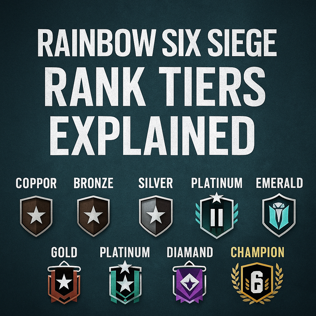 Rainbow Six Siege rank tiers explained