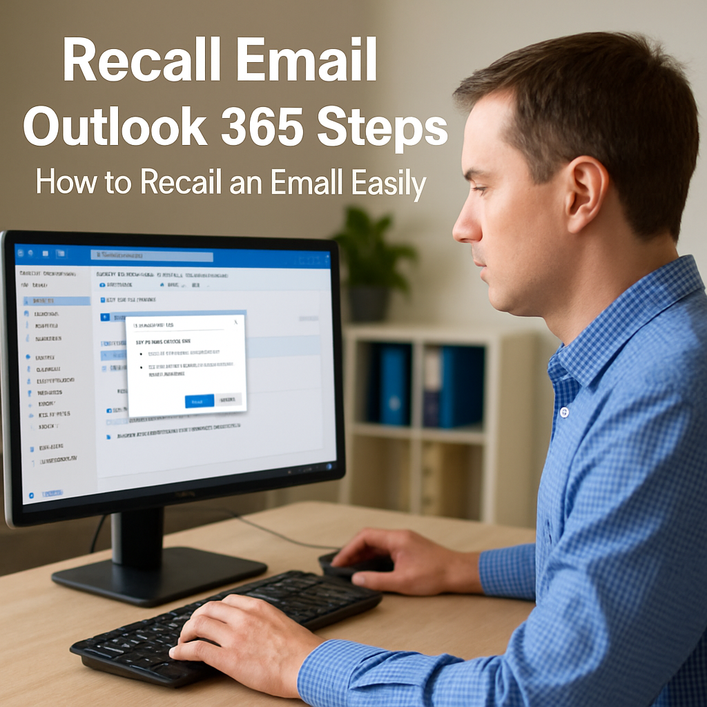 Recall email Outlook 365 steps