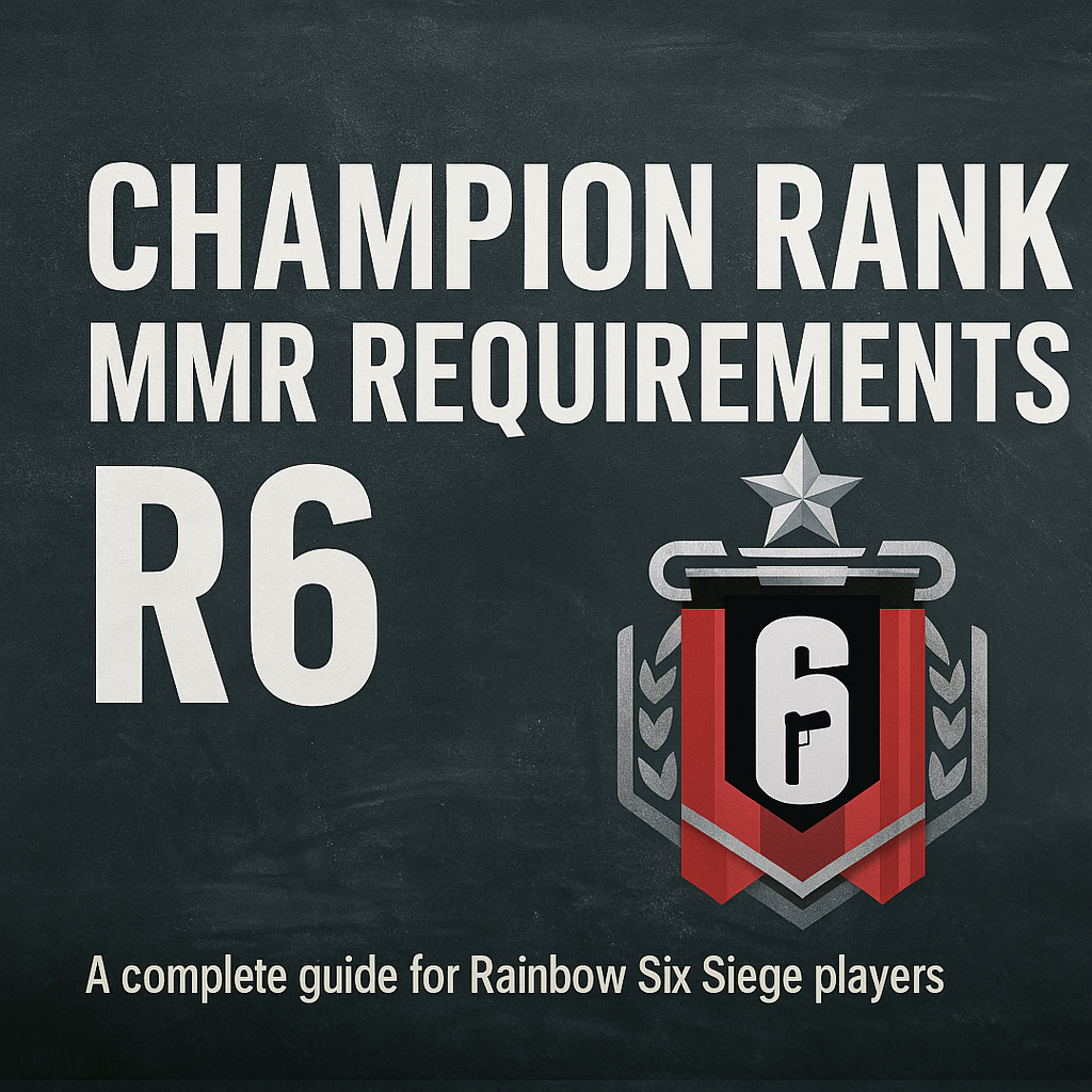 Champion rank MMR requirements R6